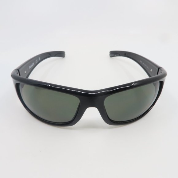 TIMBERLAND TB7127 01N 63mm Black/Green Lenses Wrap New Sunglasses. - Picture 3 of 13